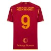 Camiseta de fútbol AS Roma Abraham 9 Primera Equipación 23-24 - Hombre